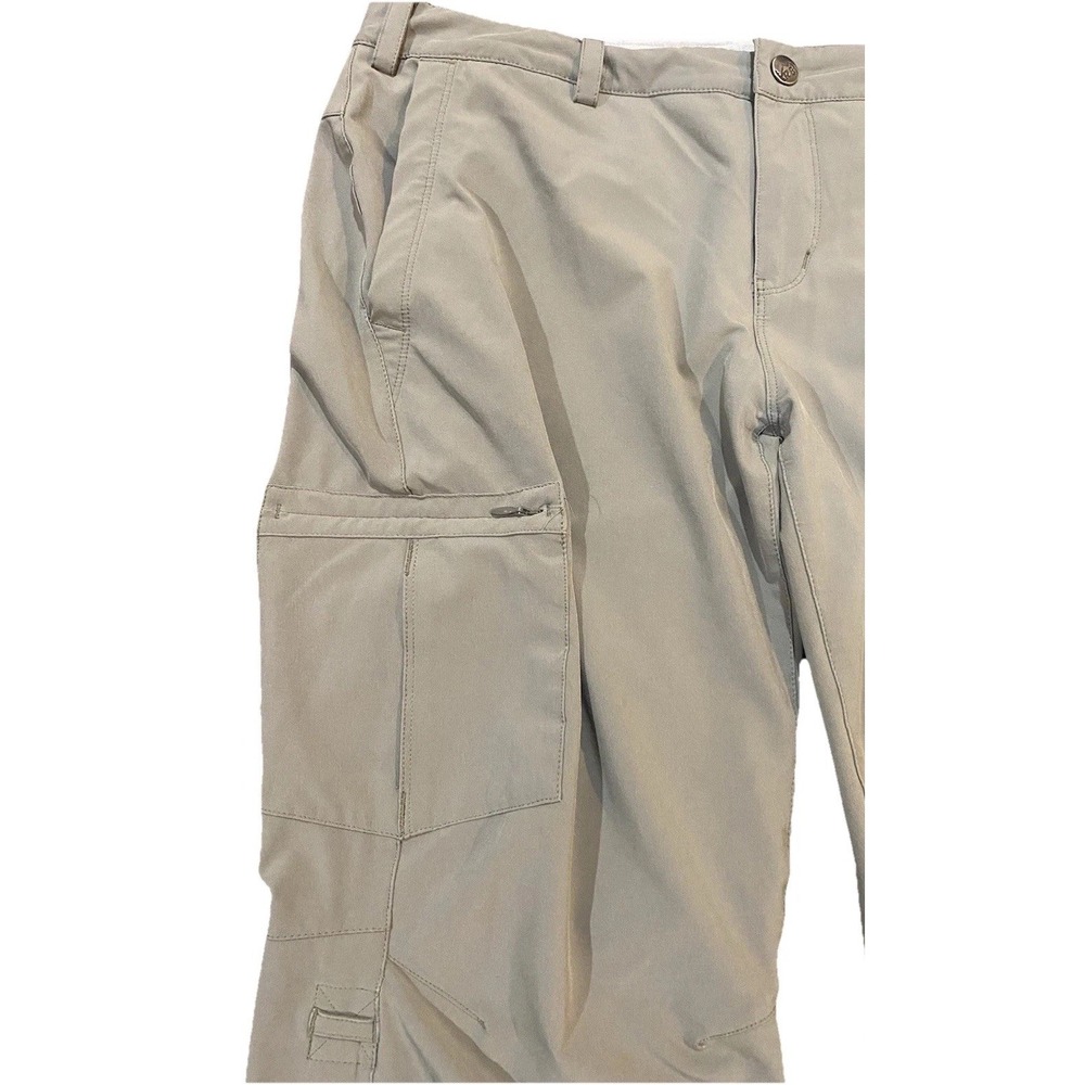 REI Women's Hiking Casual Pants Lightweight Green Size 12 Petite Straight Leg